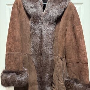 Finlandia Mink and Leather Coat